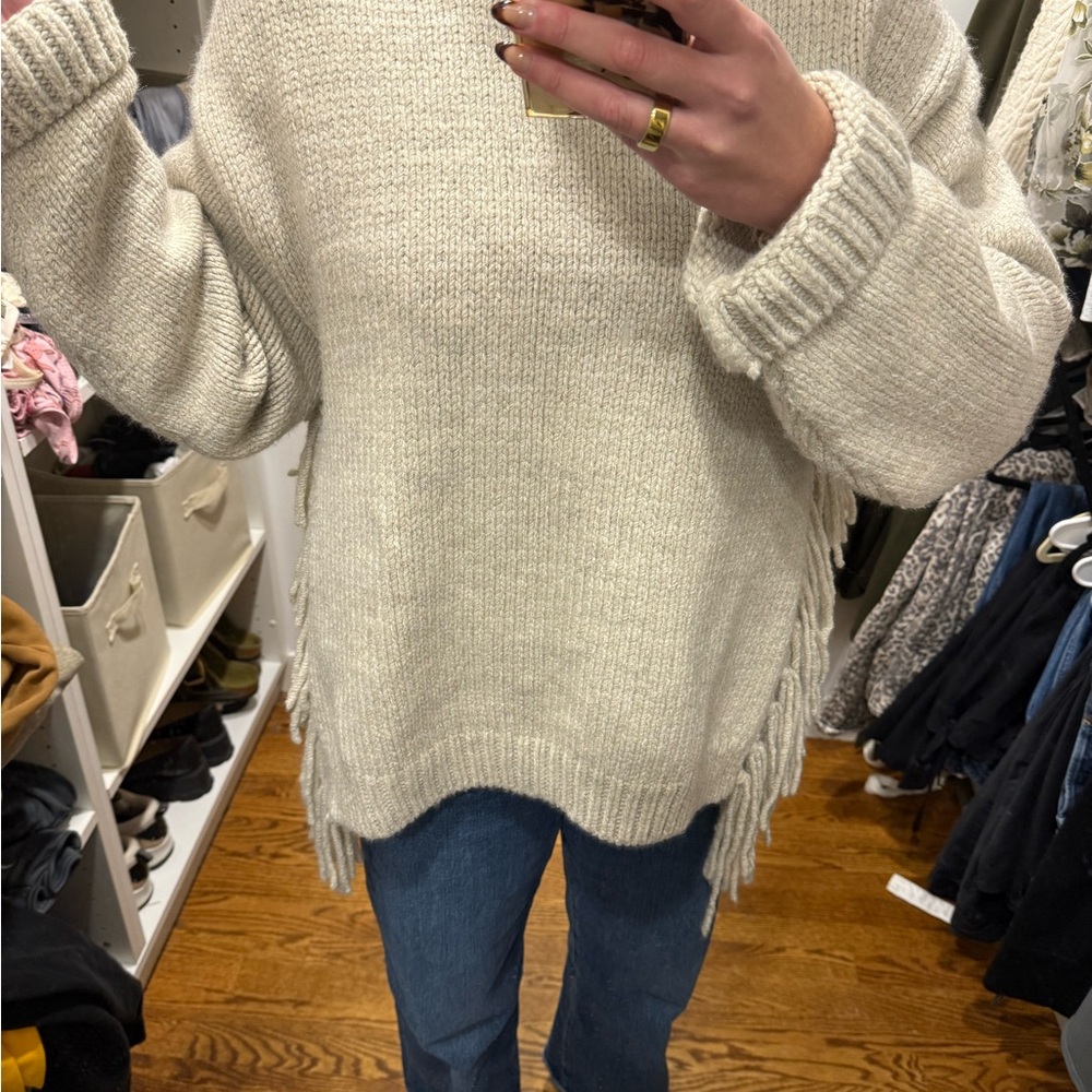 Zara Cream Knit Sweater